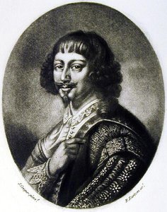 Endymion Porter (1587-1649) illustratie uit Portretten van Illustere Personages in de Britse Geschiedenis, gegraveerd door Richard Earlom (1743-1822)